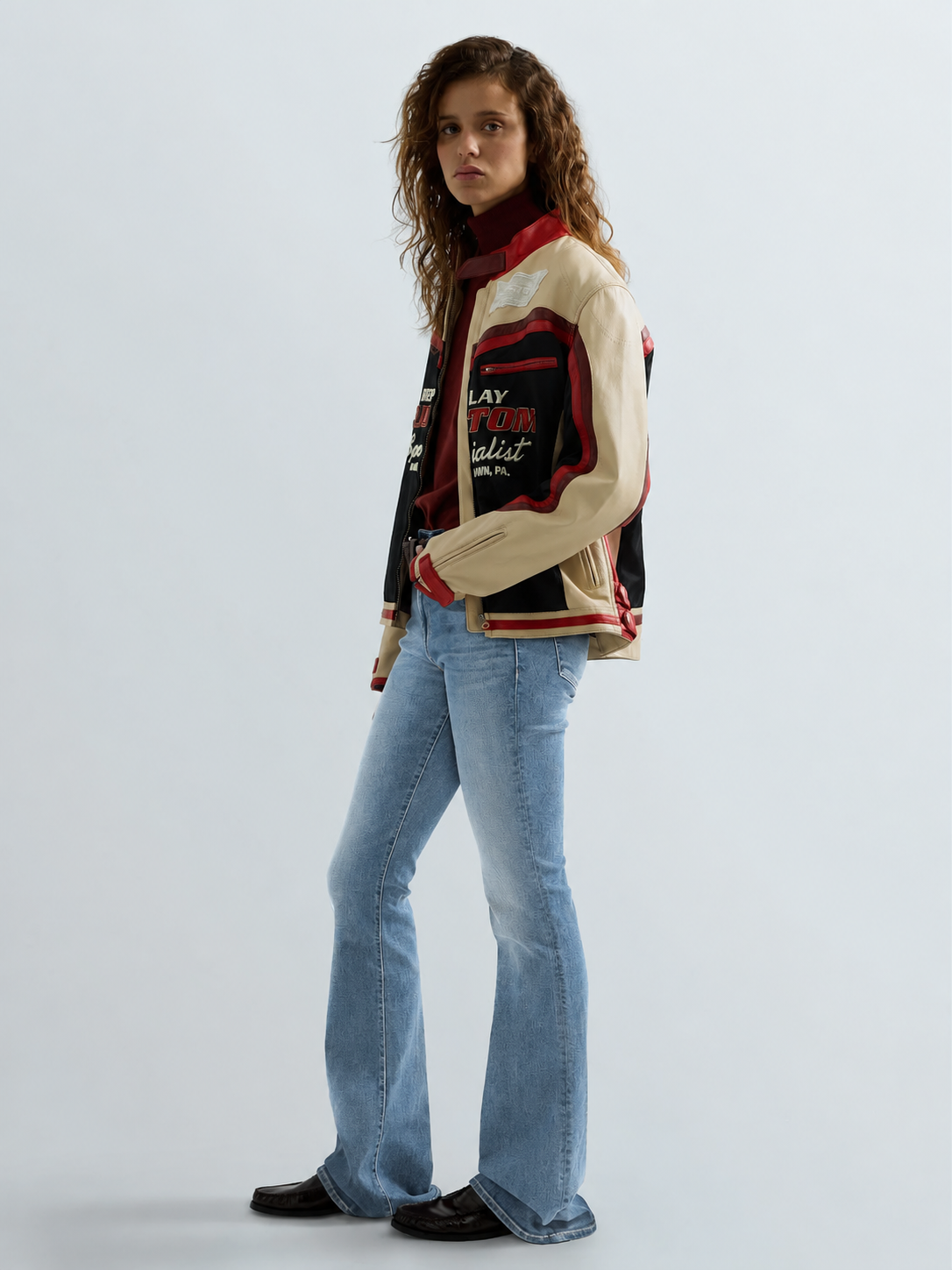 12 OZ COTTON JOELLA FLARED JEANS | WA534 69D 145 007
