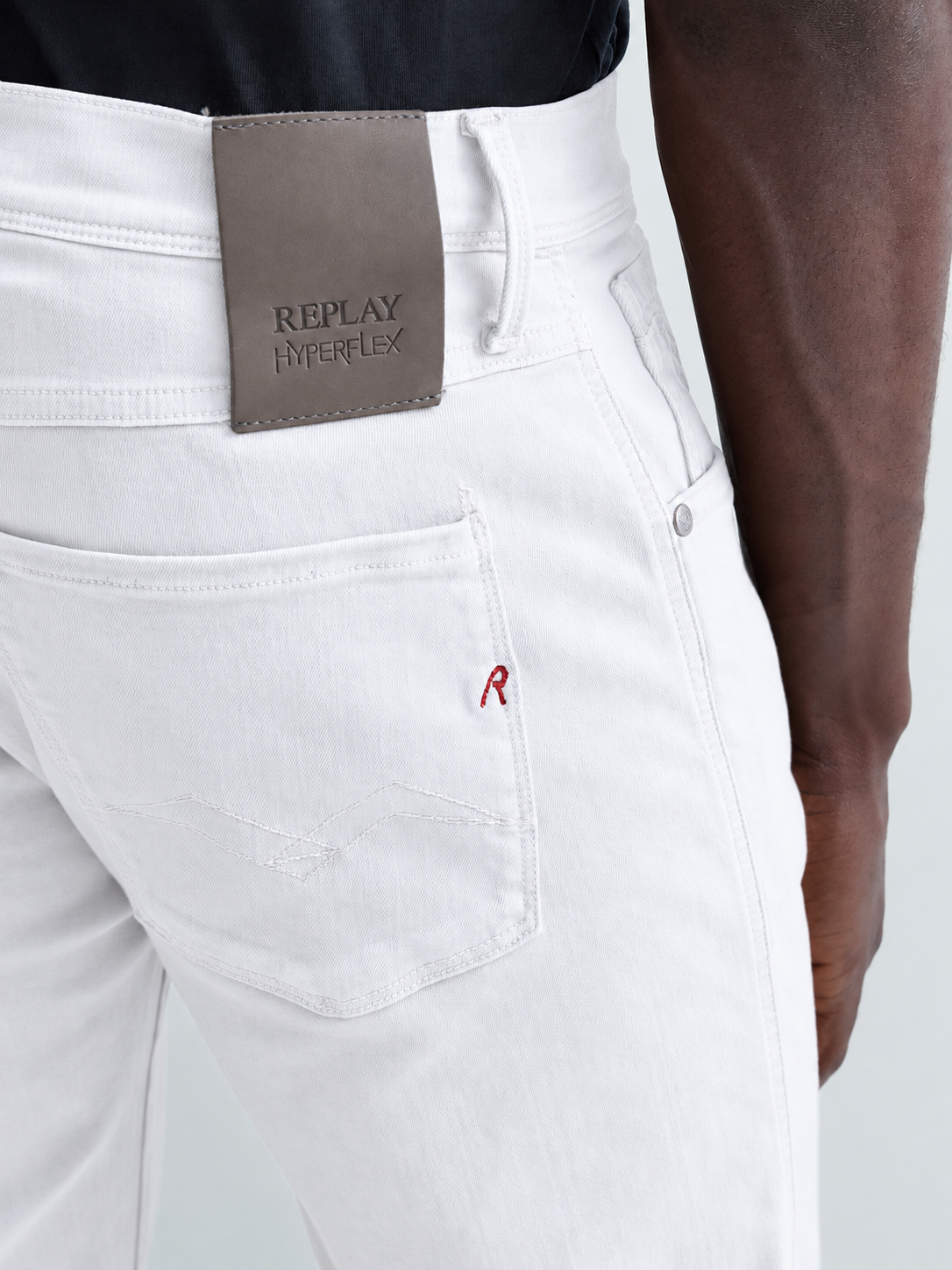 10.5 OZ BULL HYPERFLEX STRETCH DENIM | WHITE M914E 8366197-120 (CORE)