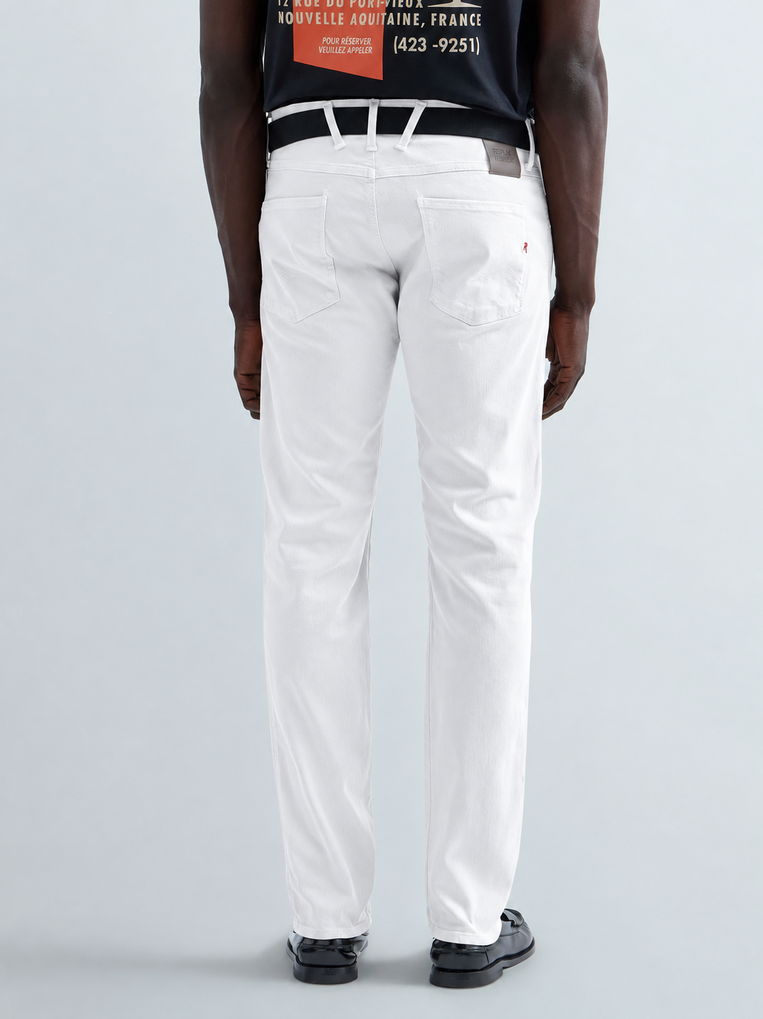 10.5 OZ BULL HYPERFLEX STRETCH DENIM | WHITE M914E 8366197-120 (CORE)