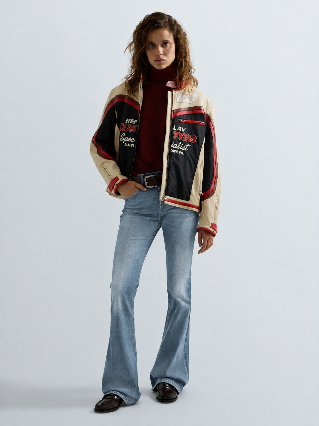 12 OZ COTTON JOELLA FLARED JEANS | WA534 69D 145 007