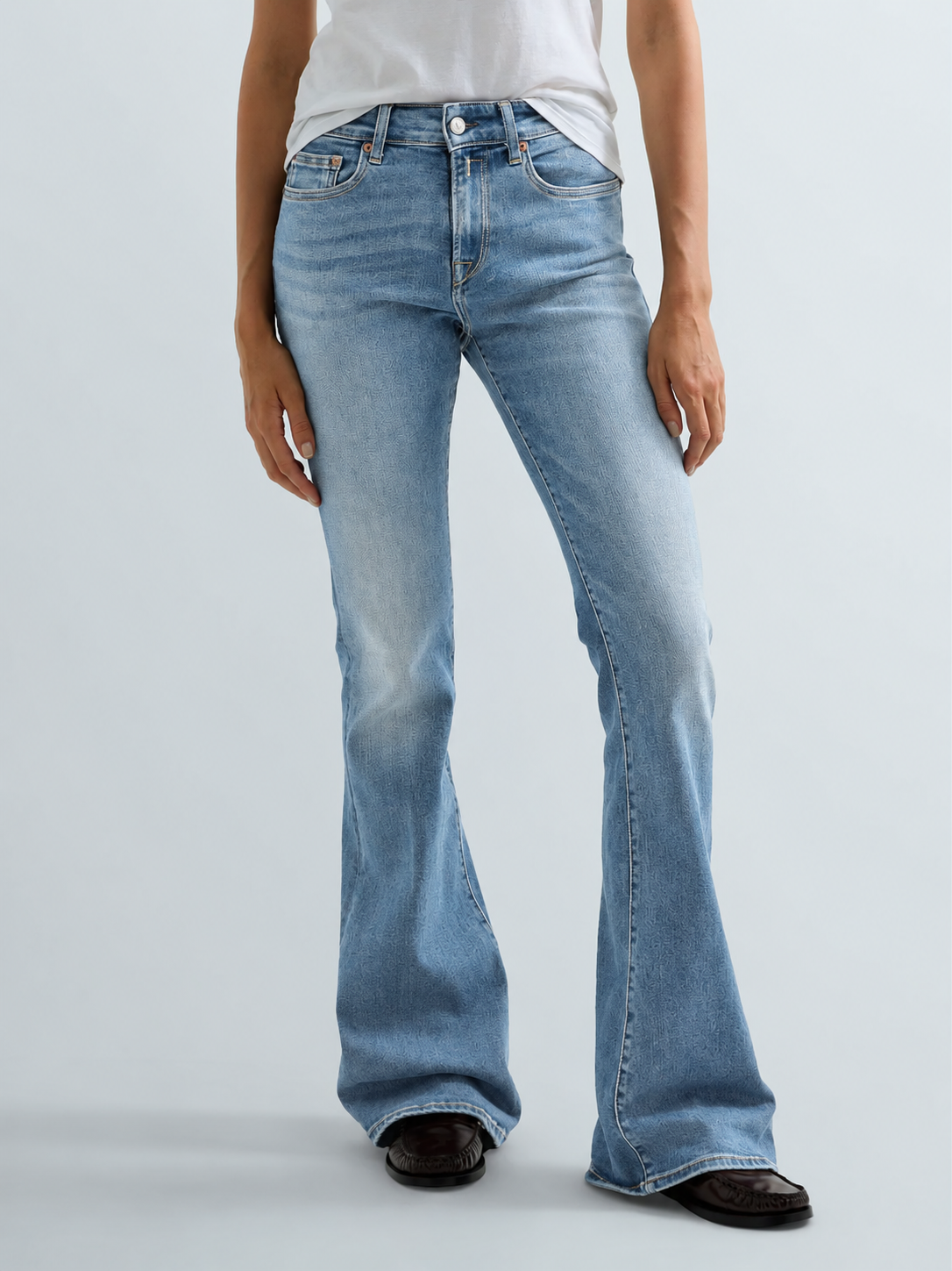 12 OZ COTTON JOELLA FLARED JEANS | WA534 69D 145 007
