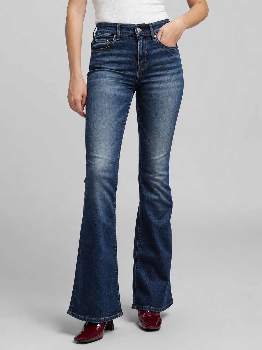 12 OZ COTTON JOELLA FLARED JEANS | WA534 805 121 007