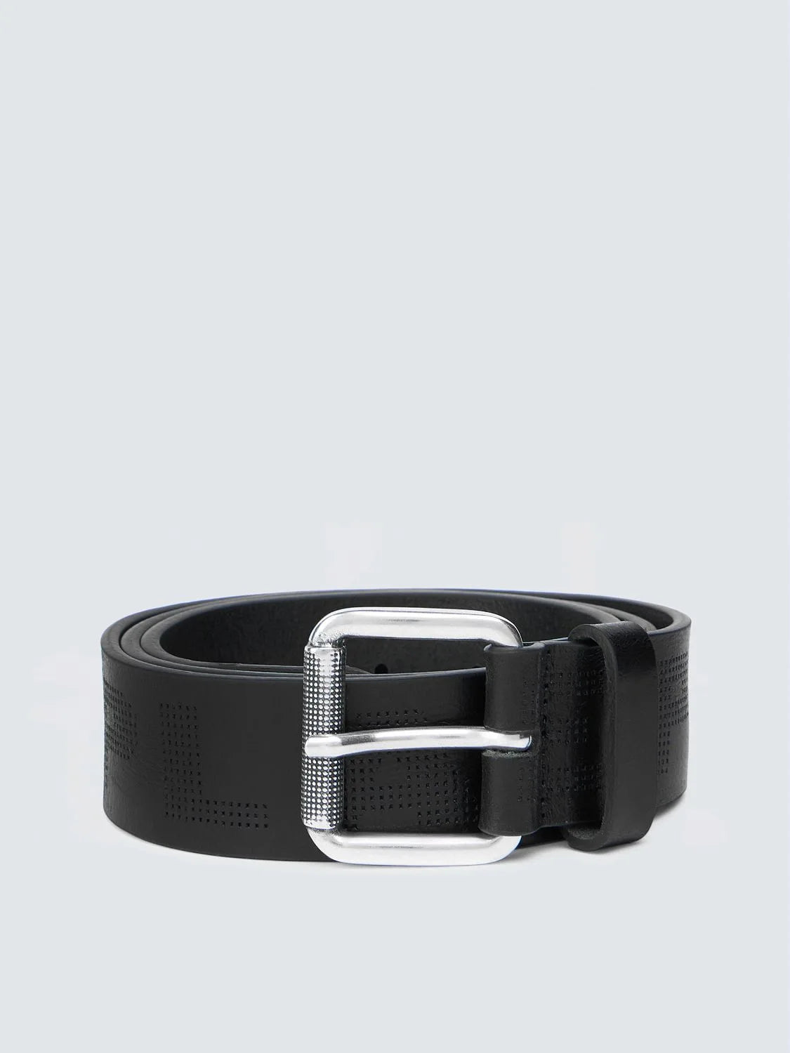 BELT WITH TEXTURED LOGO | BLACK AM2713 A1207B-0098