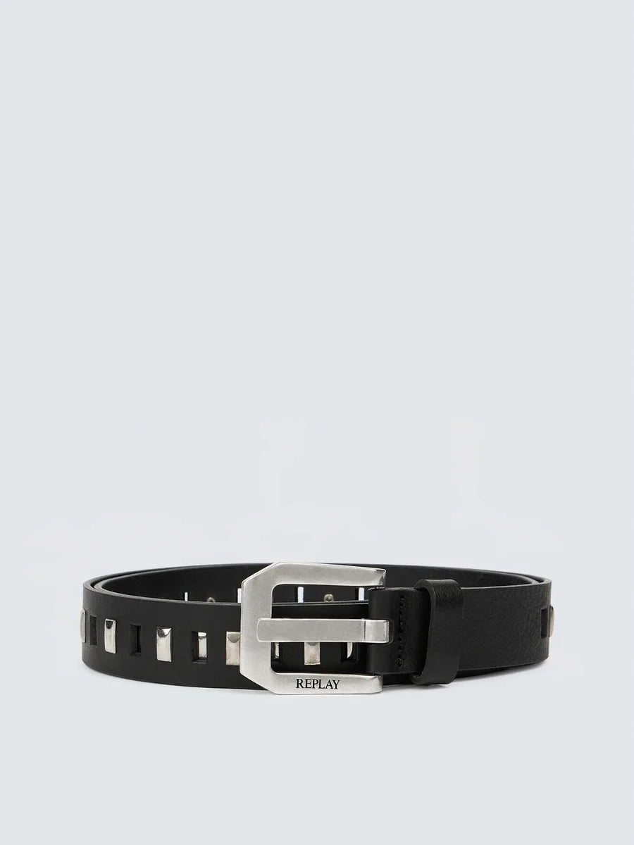 STUDDED BELT | BLACK AM2716 A1204N-0098