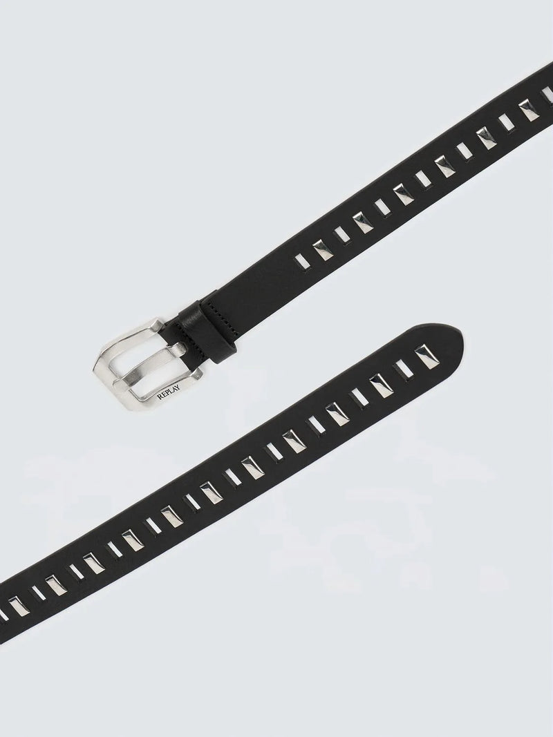STUDDED BELT | BLACK AM2716 A1204N-0098