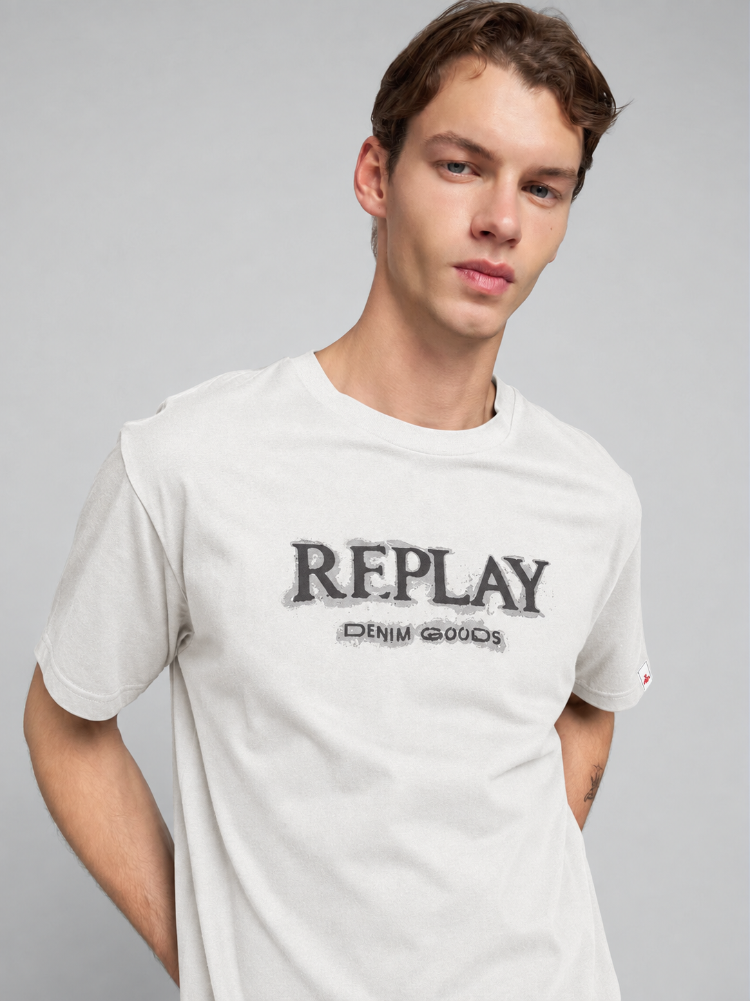 COTTON T-SHIRT WITH PRINT | M3220 2660 011