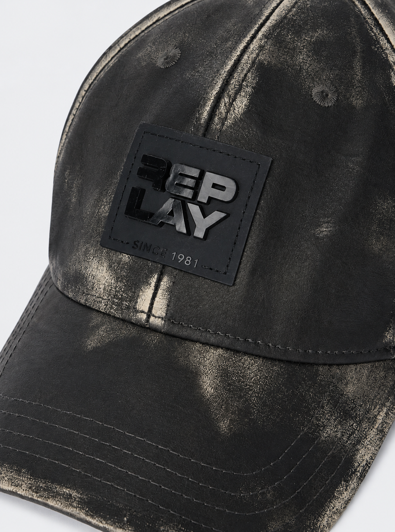 MARBLE-EFFECT BASEBALL CAP | AX4343 A0504G 0097