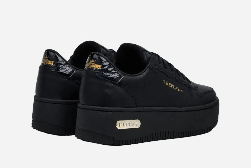 EPIC HIGH TOTAL 3 LACE-UP PLATFORM SNEAKERS | BLK RZ5O0024L