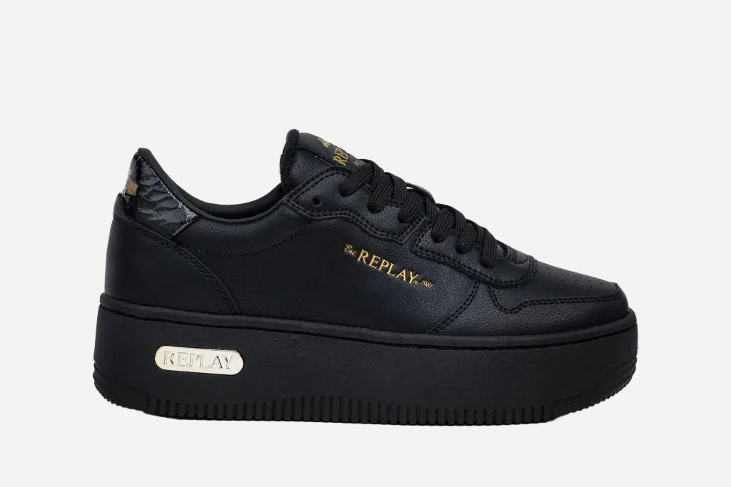 EPIC HIGH TOTAL 3 LACE-UP PLATFORM SNEAKERS | BLK RZ5O0024L