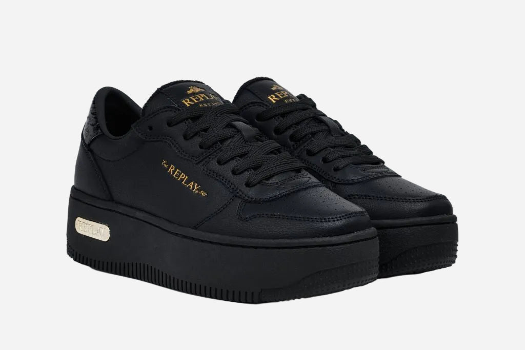 EPIC HIGH TOTAL 3 LACE-UP PLATFORM SNEAKERS | BLK RZ5O0024L