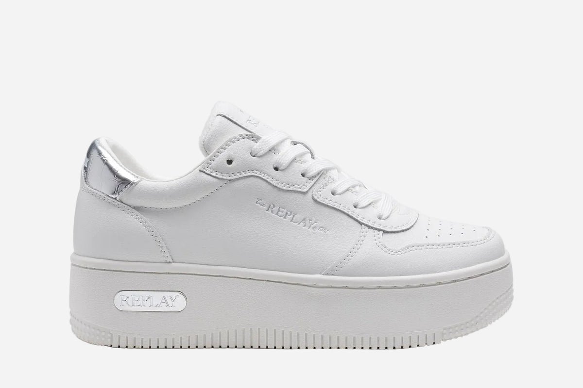 EPIC HIGH TOTAL 3 LACE-UP PLATFORM SNEAKERS | WHT RZ5O0024L
