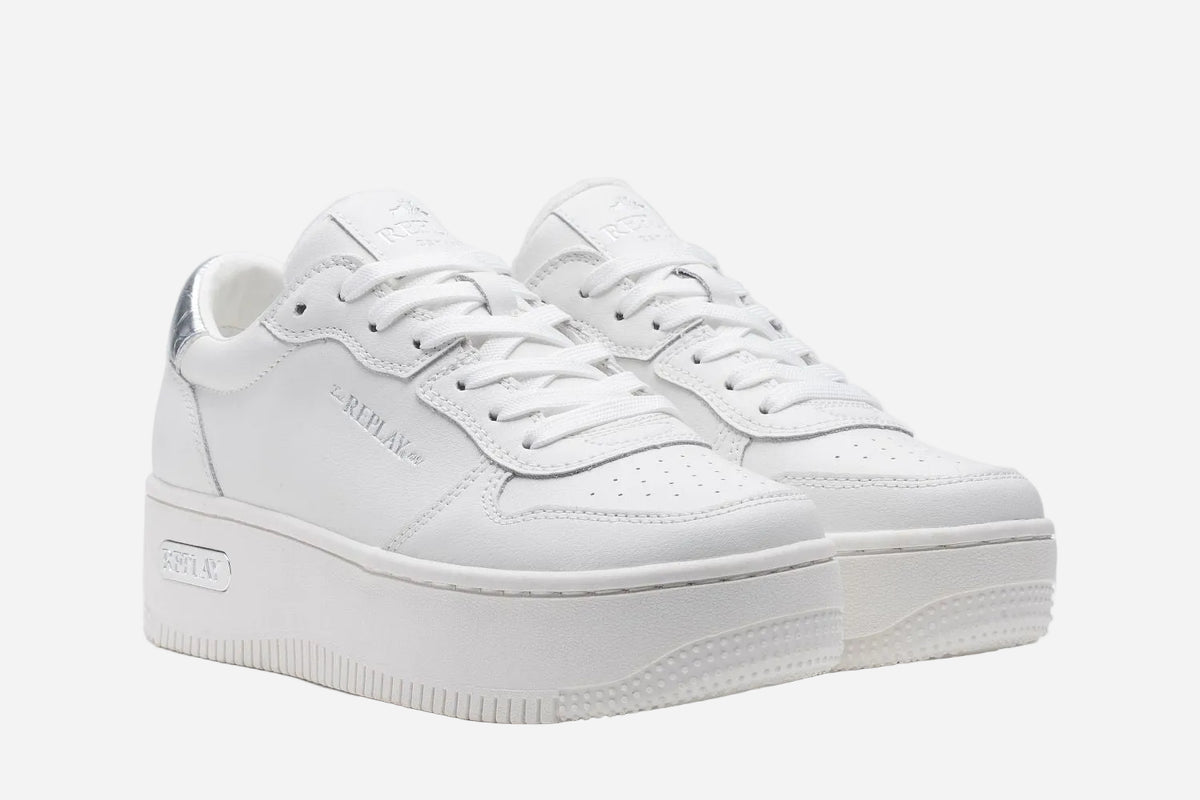 EPIC HIGH TOTAL 3 LACE-UP PLATFORM SNEAKERS | WHT RZ5O0024L