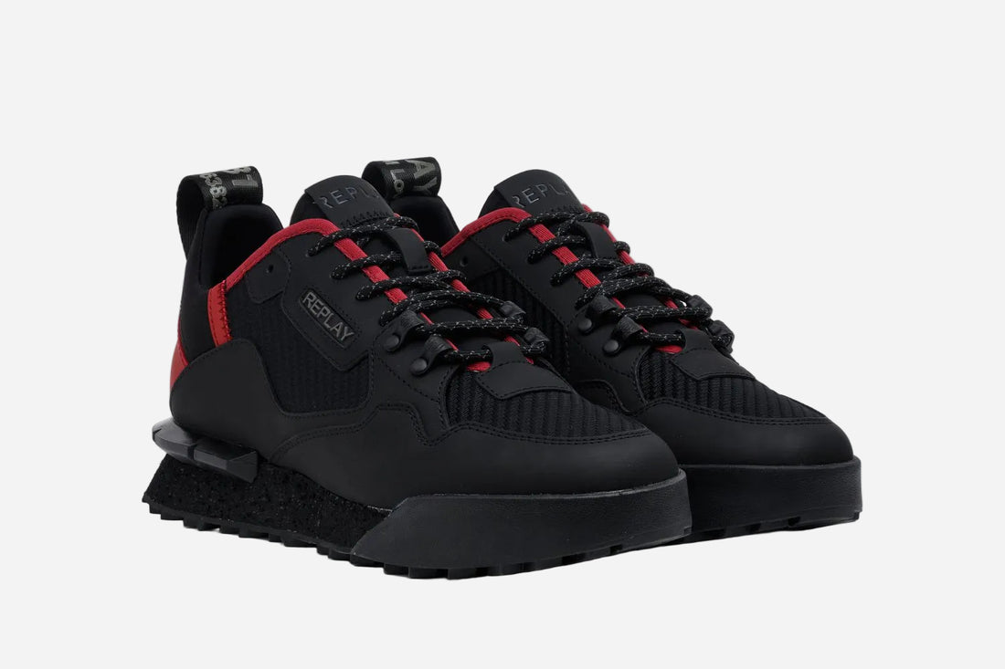 FIELD SPEED CARBON 25 SNEAKERS | BLK MAROON RS1P0069L-2419