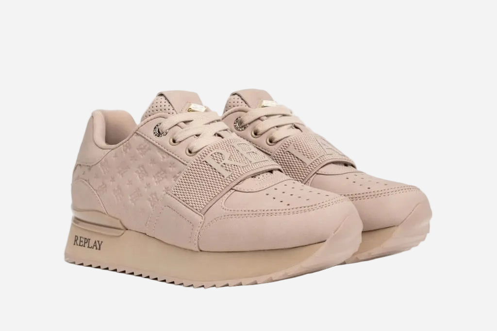 PENNY ELASTIC RY PLATFORM SNEAKERS | BEIGE RS630142S