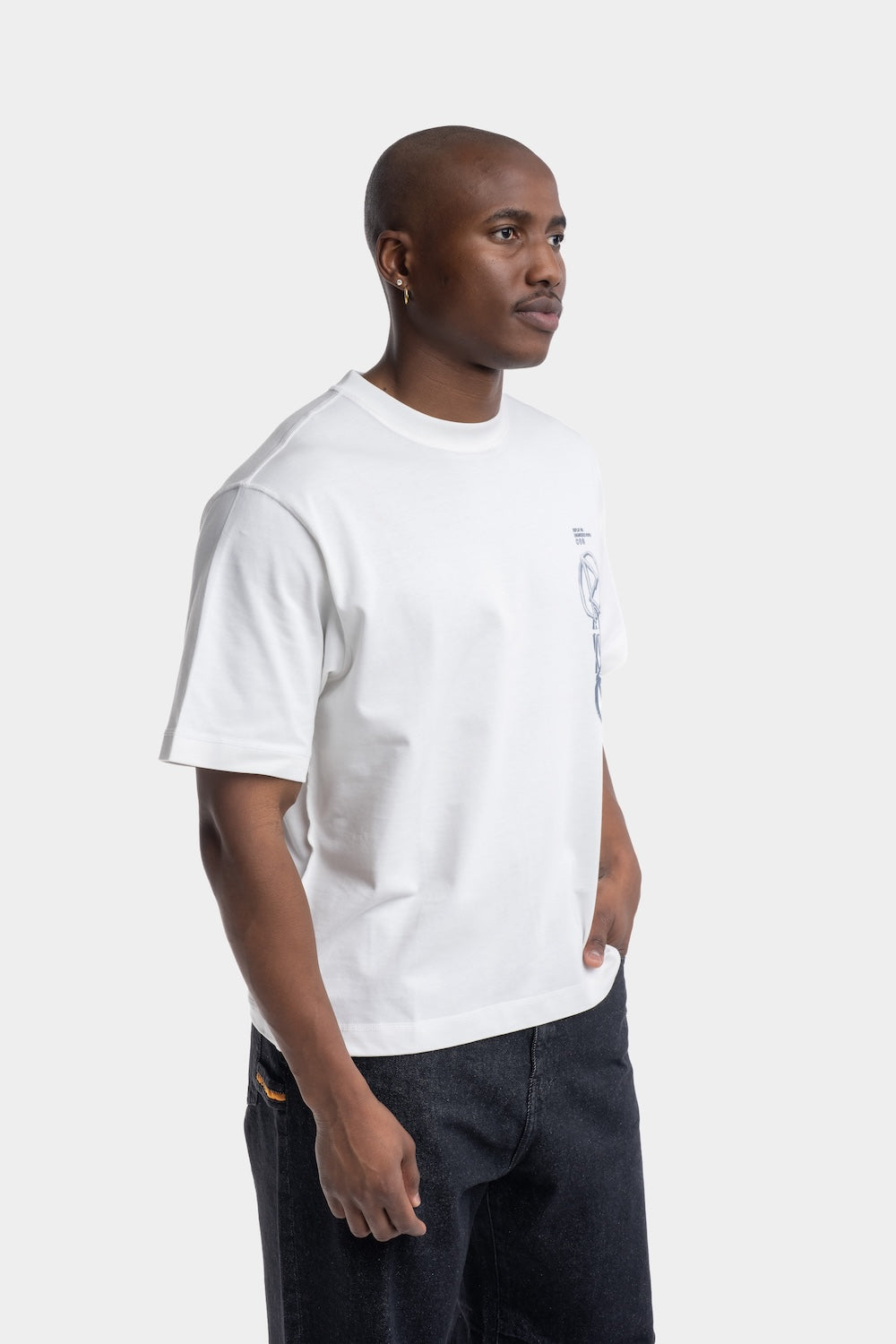 REPLAY INC. DRY HEAVY COTTON JERSEY T-SHIRT | OFF WHITE KU6044 D23846-011
