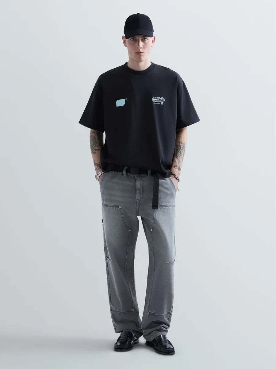 DRY HEAVY COTTON JERSEY T-SHIRT | BLACK KU6045 D23846-098