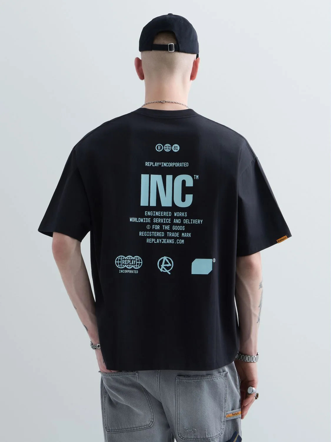 DRY HEAVY COTTON JERSEY T-SHIRT | BLACK KU6045 D23846-098