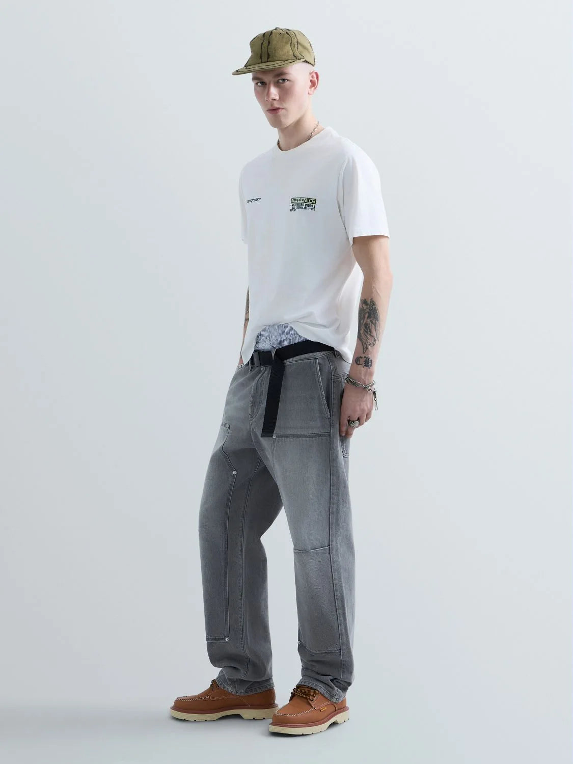 20/1 COTTON JERSEY T-SHIRT | OFF WHITE KU6048 D23608P-011