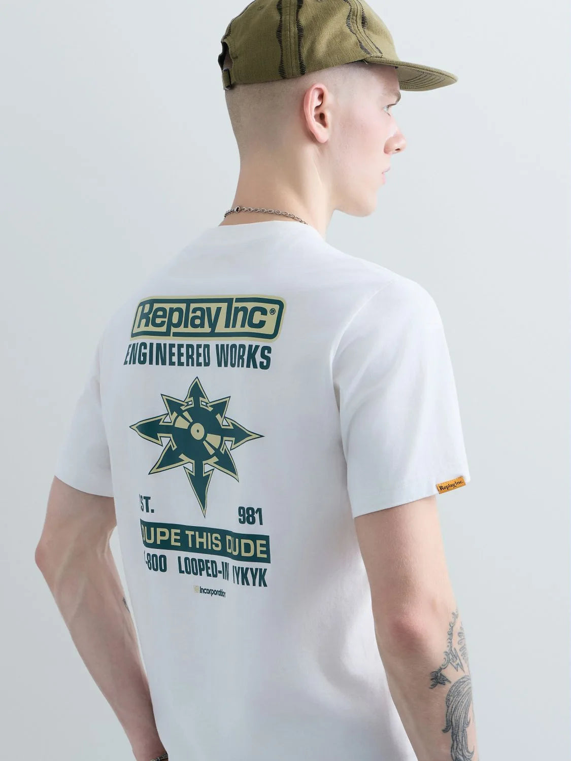 20/1 COTTON JERSEY T-SHIRT | OFF WHITE KU6048 D23608P-011
