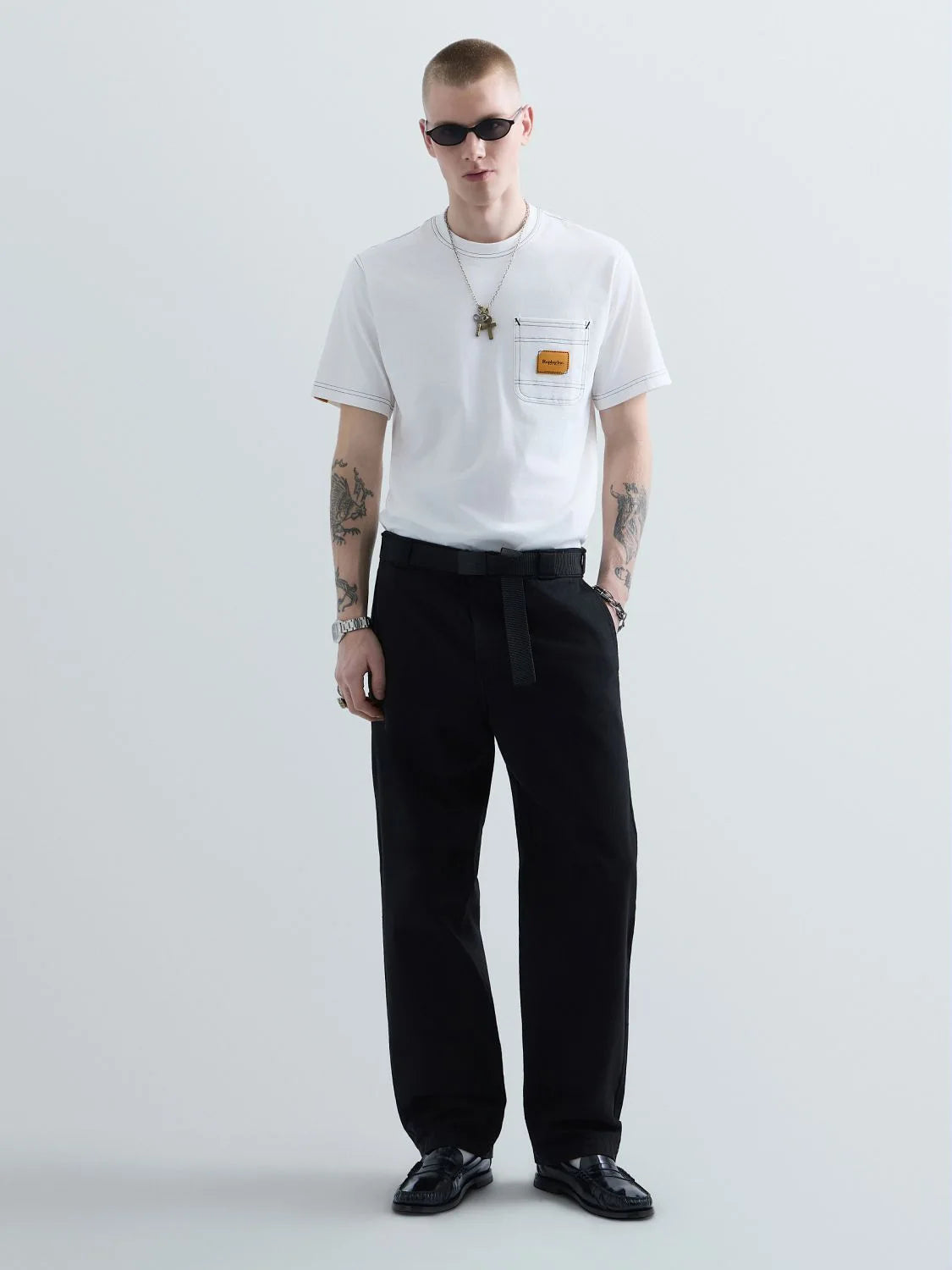 20/1 COTTON JERSEY T-SHIRT | OFF WHITE KU6053 D23608P-011