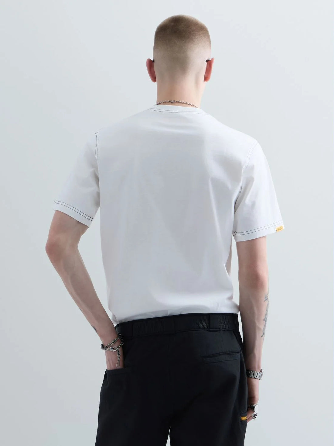 20/1 COTTON JERSEY T-SHIRT | OFF WHITE KU6053 D23608P-011