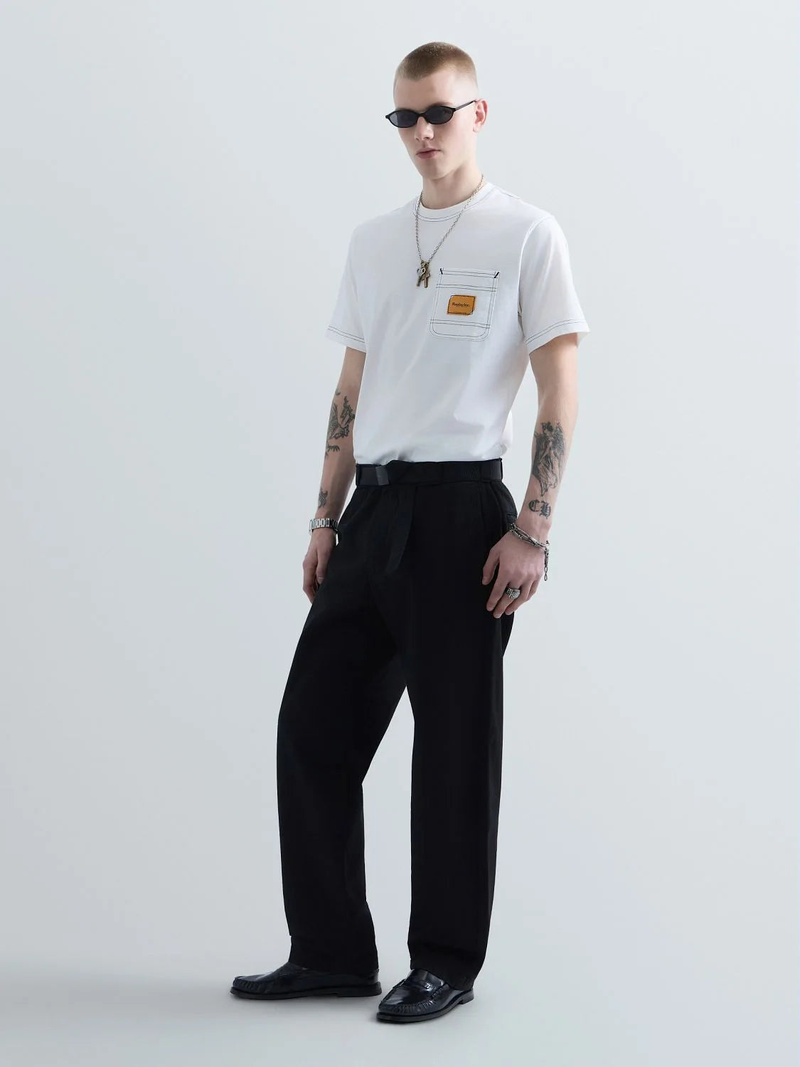 20/1 COTTON JERSEY T-SHIRT | OFF WHITE KU6053 D23608P-011