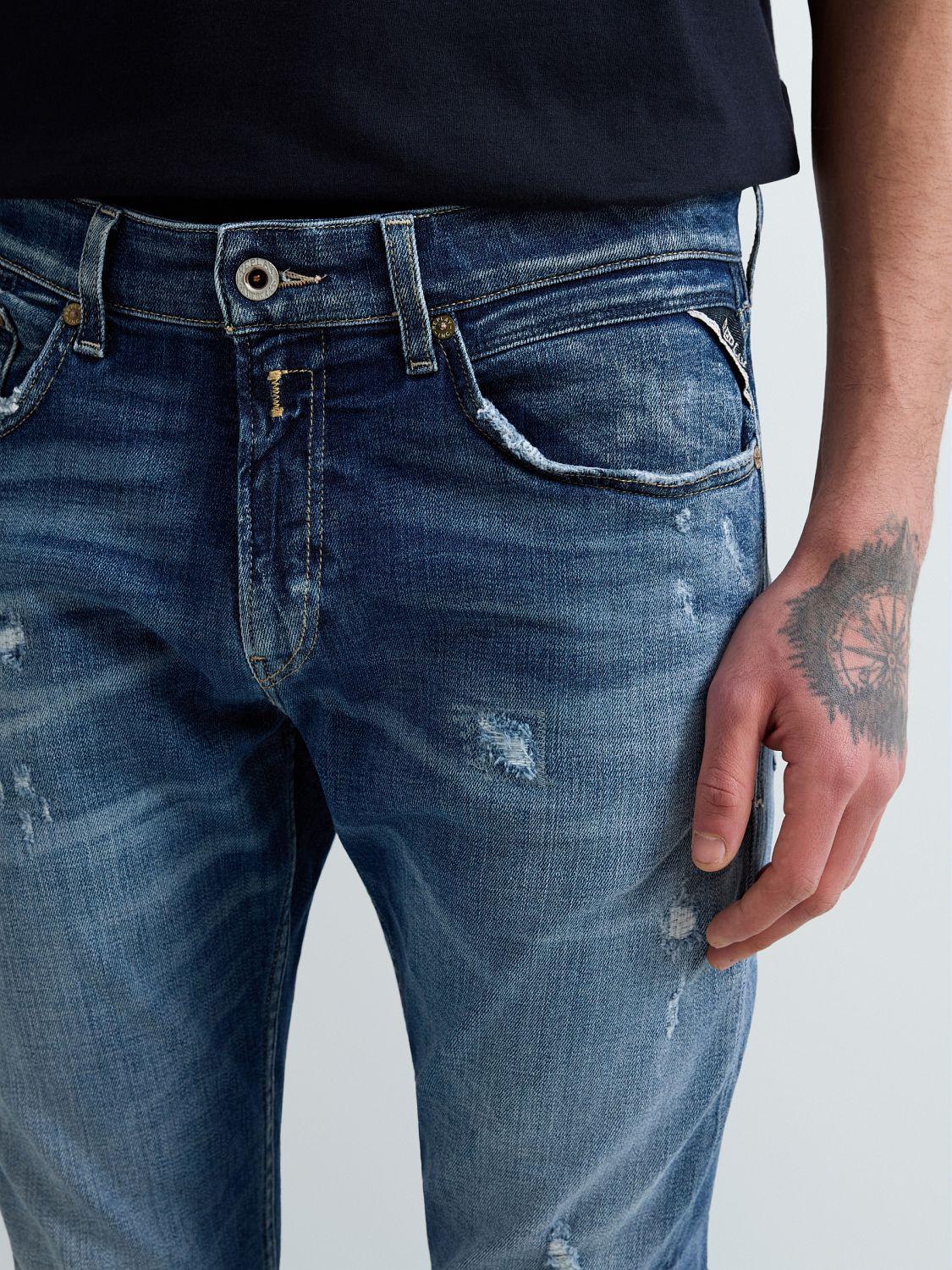 ENNYS SKINNY-FIT JEANS | MEDIUM BLUE M1051Q 141 102-009