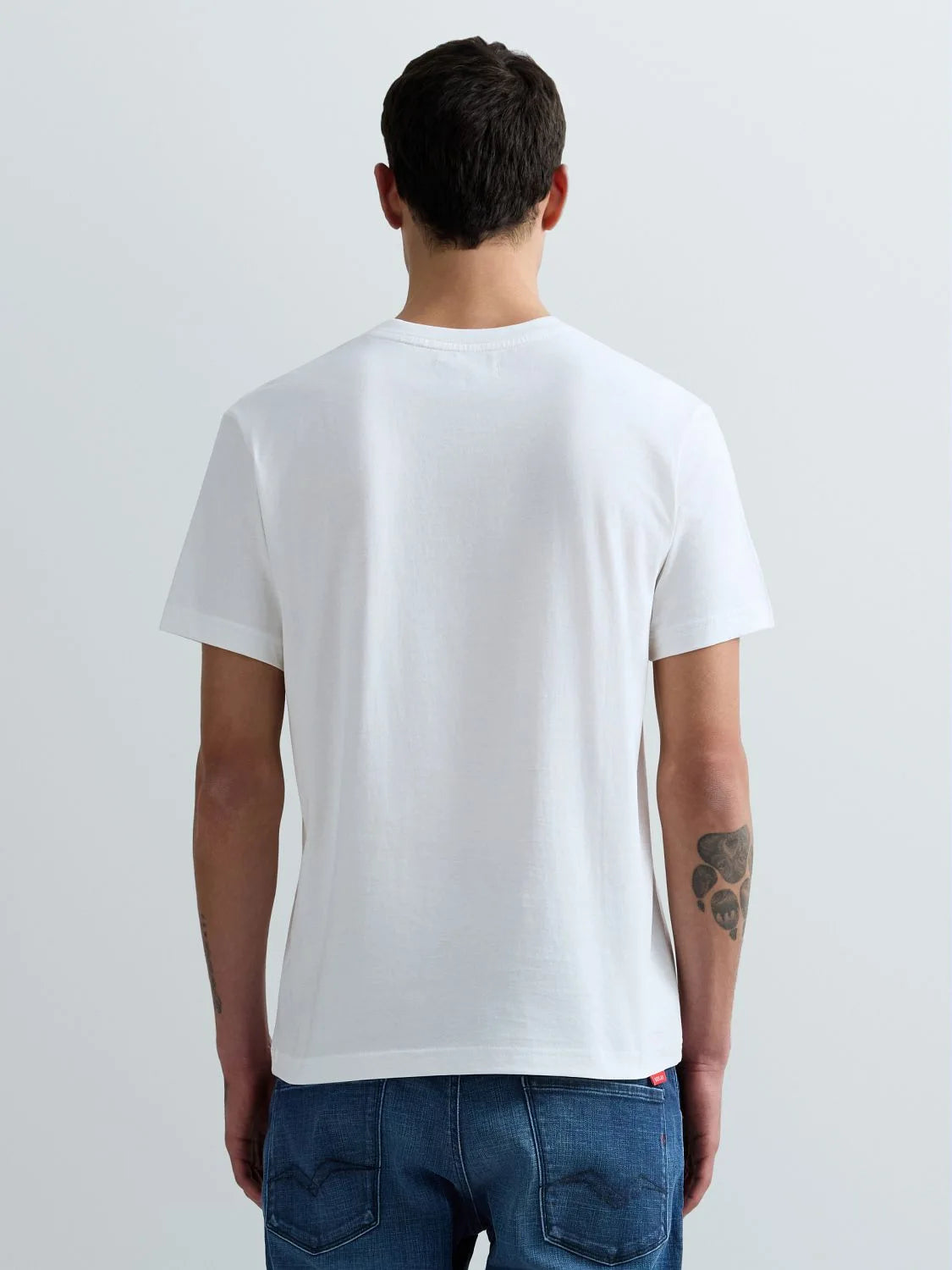 JERSEY T-SHIRT WITH R EMBROIDERY | M3015 011