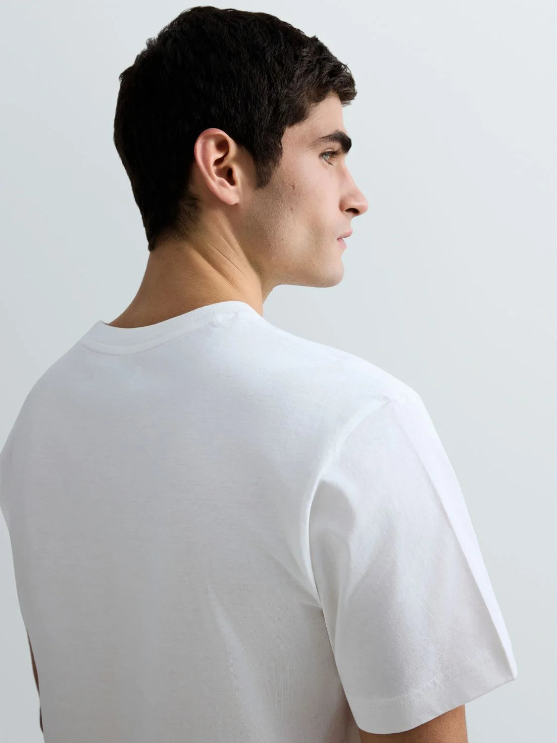 JERSEY T-SHIRT WITH R EMBROIDERY | M3015 011