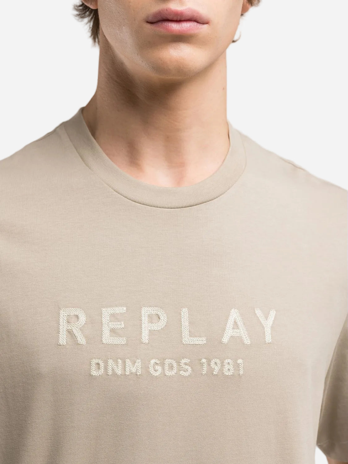 RELAXED-FIT T-SHIRT WITH LETTERING | M3019 011