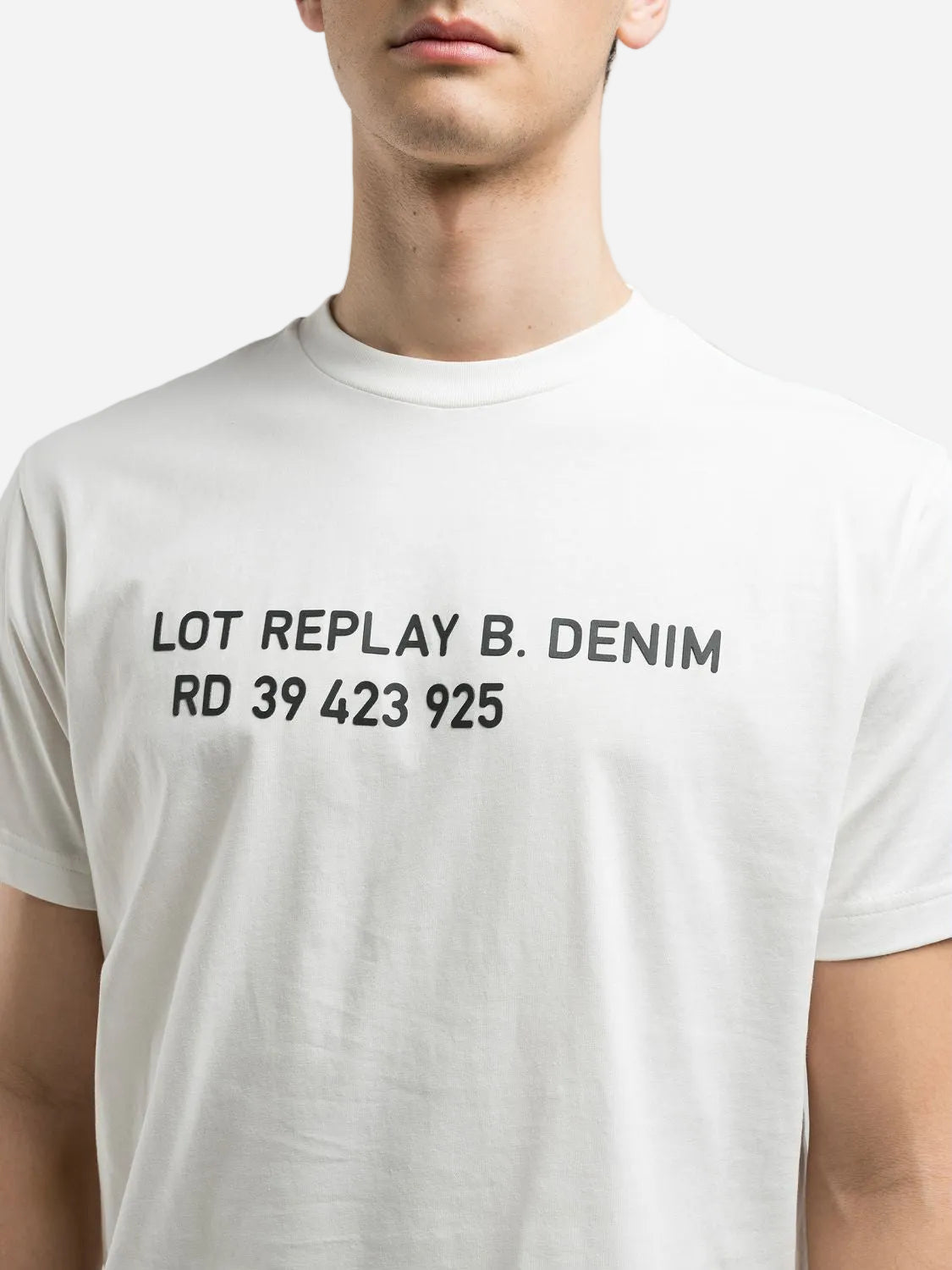 REGULAR-FIT T-SHIRT WITH LETTERING | M3021 011