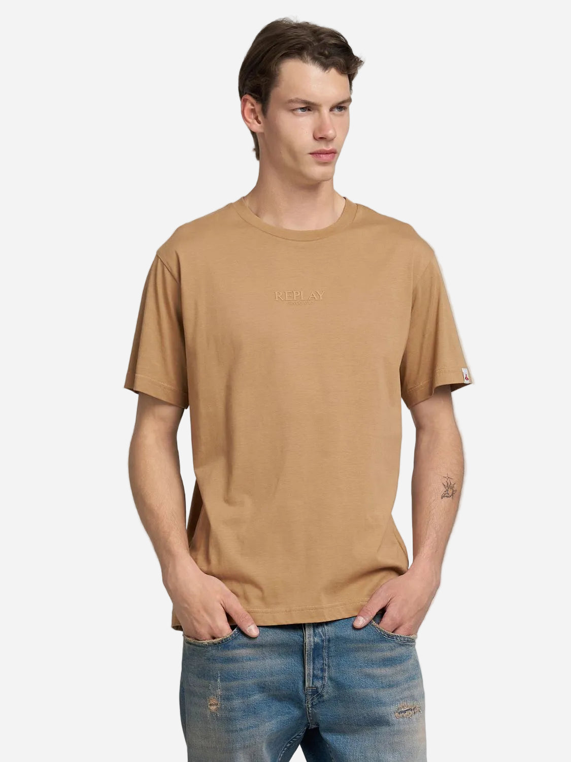COTTON T-SHIRT WITH LETTERING | M3200 2660 985