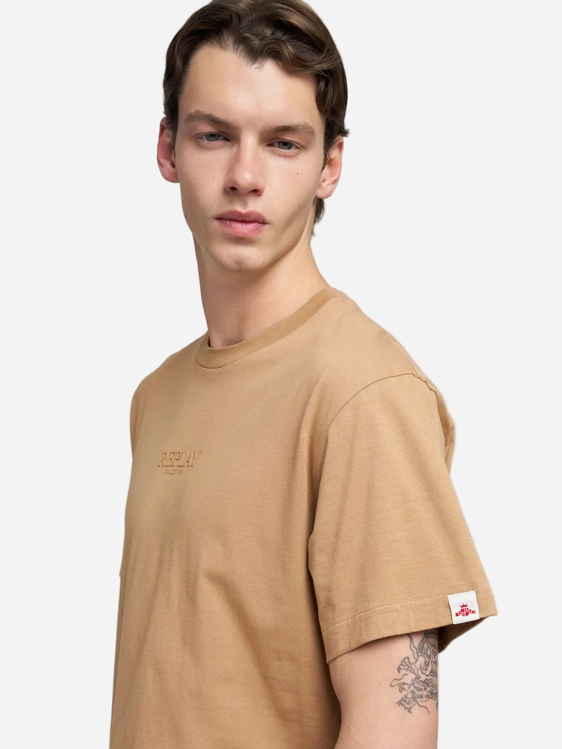 COTTON T-SHIRT WITH LETTERING | M3200 2660 985