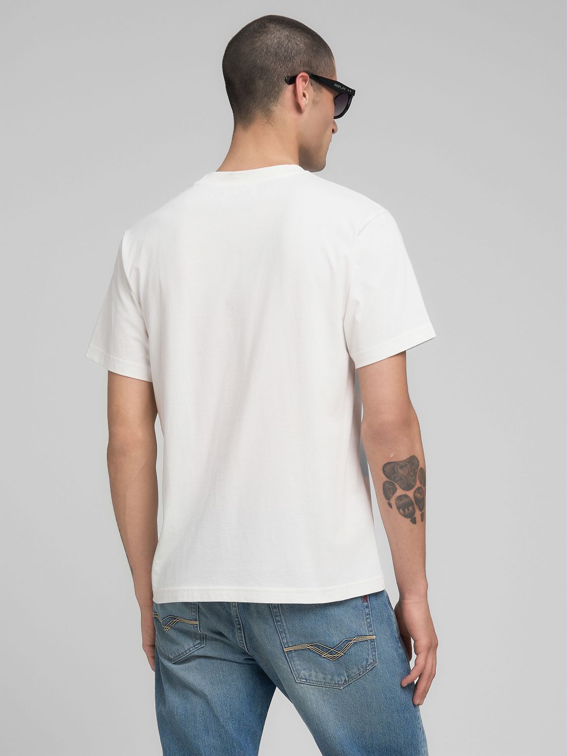 CREW-NECK T-SHIRT WITH HERITAGE PRINT | M3212 2660 011