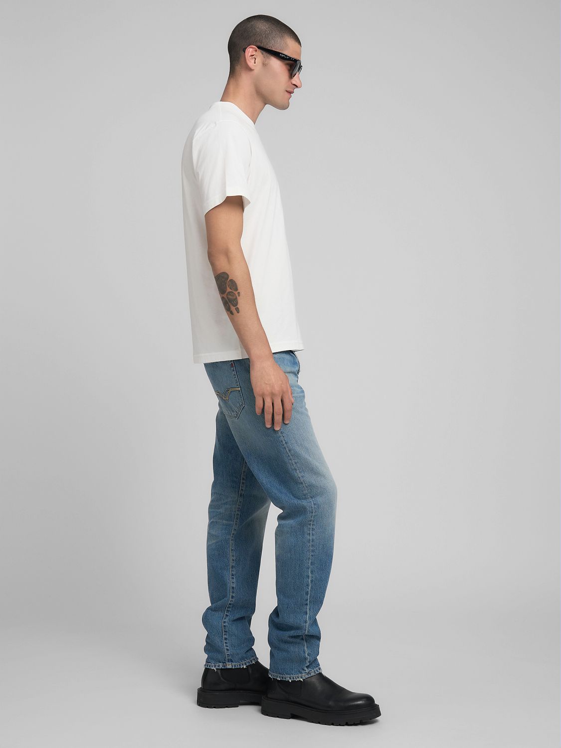 CREW-NECK T-SHIRT WITH HERITAGE PRINT | M3212 2660 011