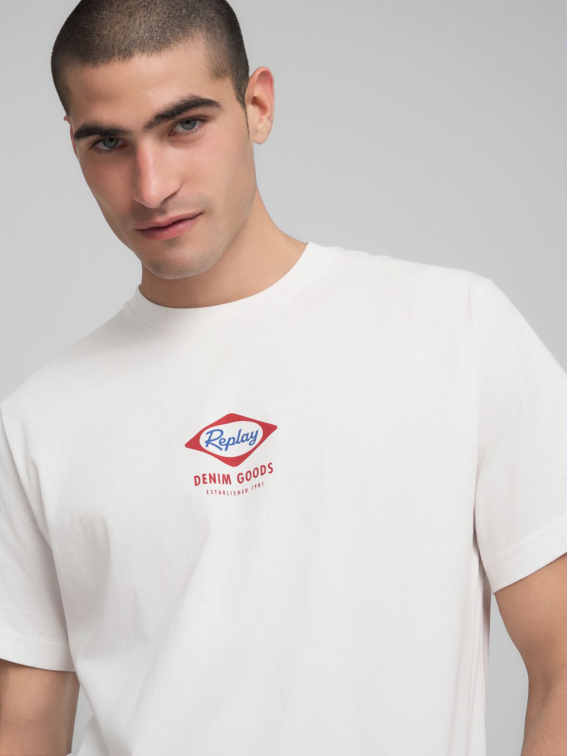 CREW-NECK T-SHIRT WITH HERITAGE PRINT | M3212 2660 011