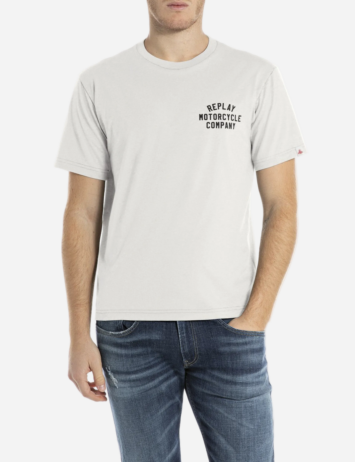 T-SHIRT WITH A PRINT FRONT AND BACK | M3213 2660 011