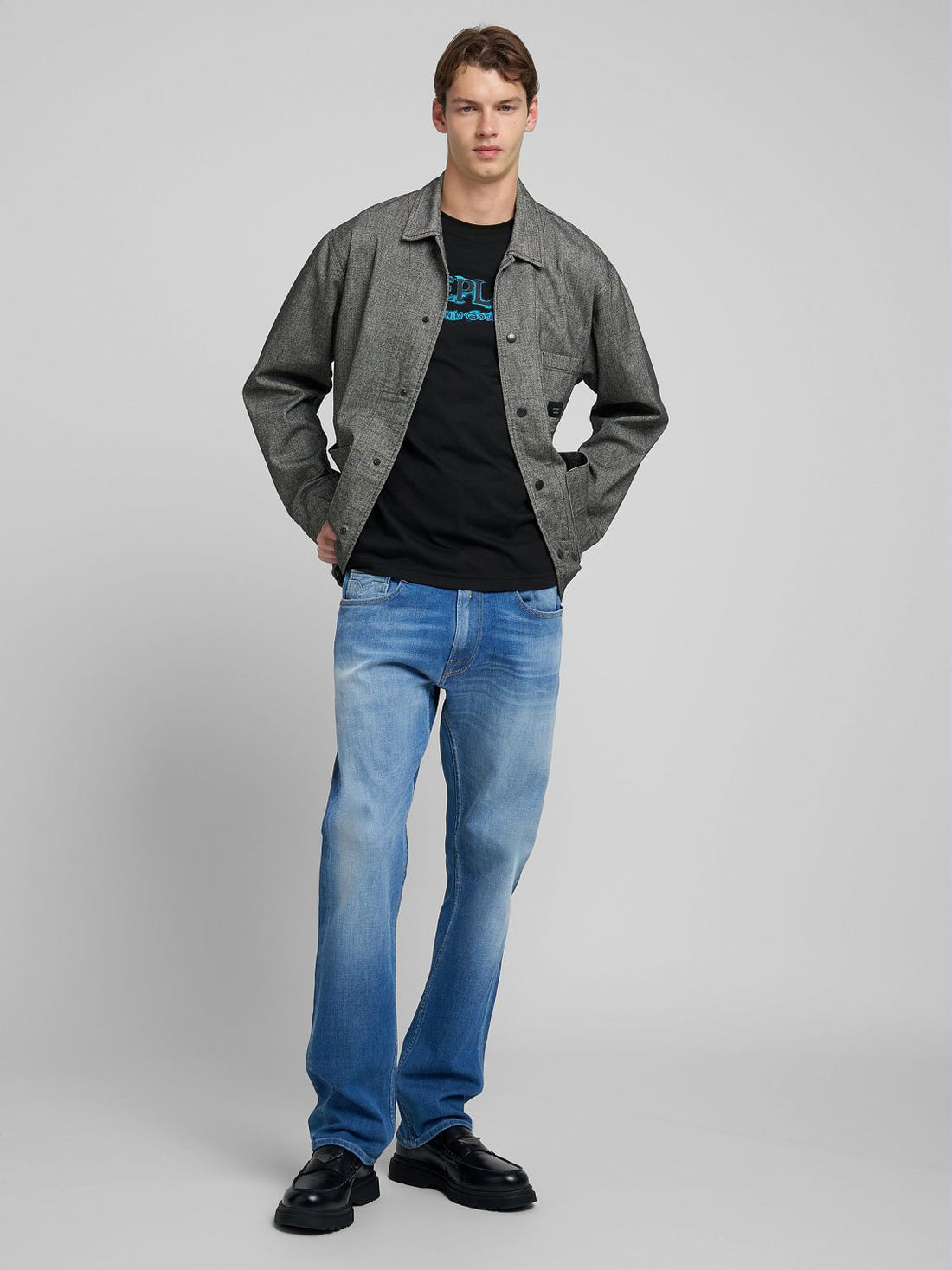 COTTON T-SHIRT WITH PRINT | M3220 2660 098