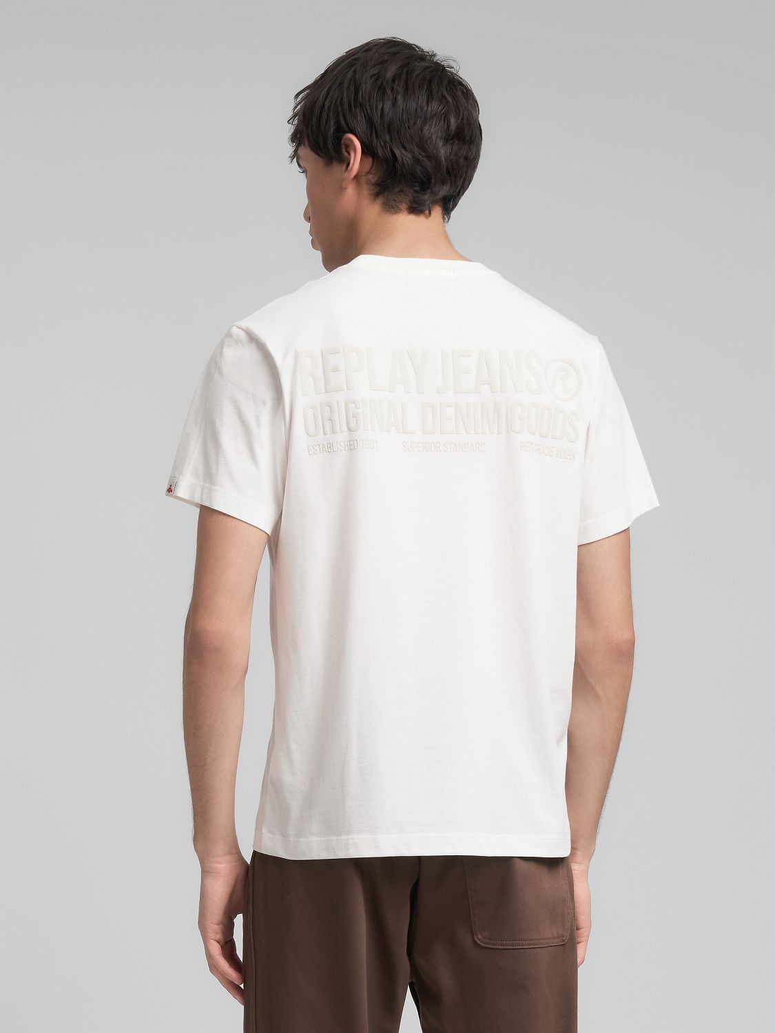ORGANIC COTTON T-SHIRT WITH LETTERING | M3227 23732P 011