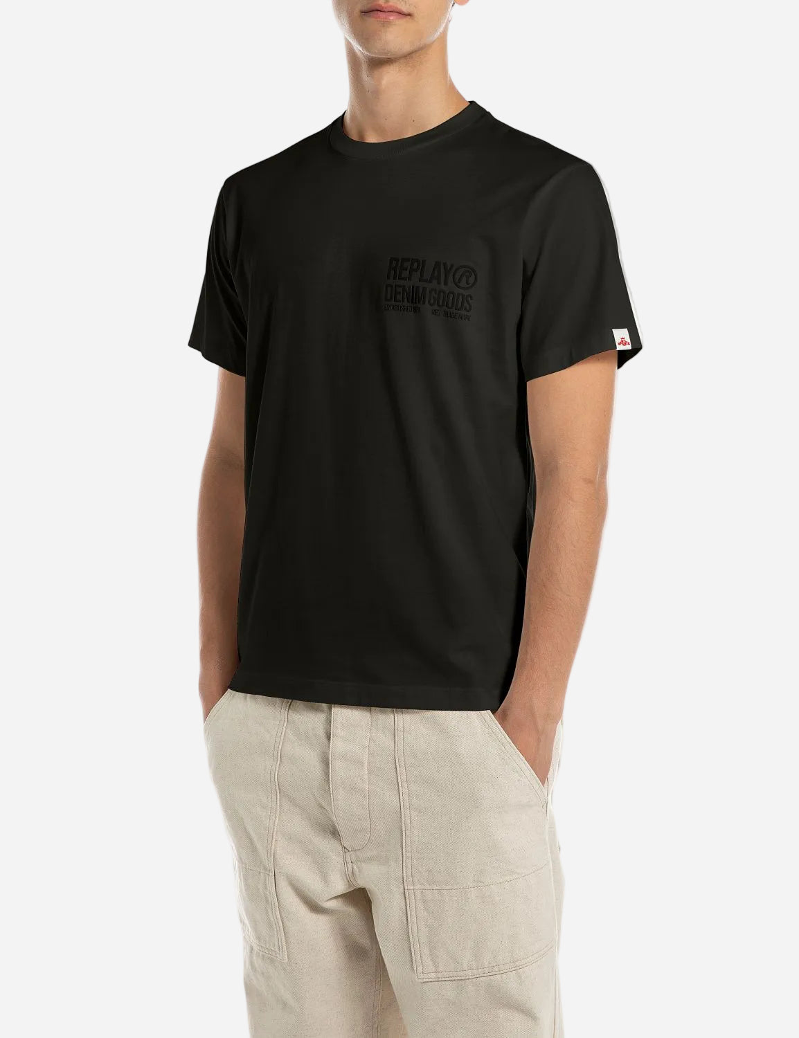 ORGANIC COTTON T-SHIRT WITH LETTERING | M3227 23732P 098