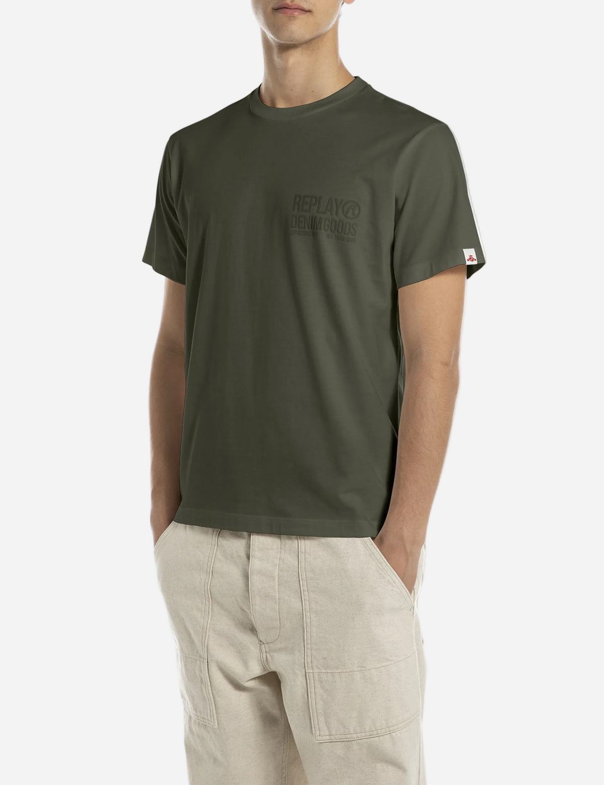 ORGANIC COTTON T-SHIRT WITH LETTERING | M3227 23732P 849