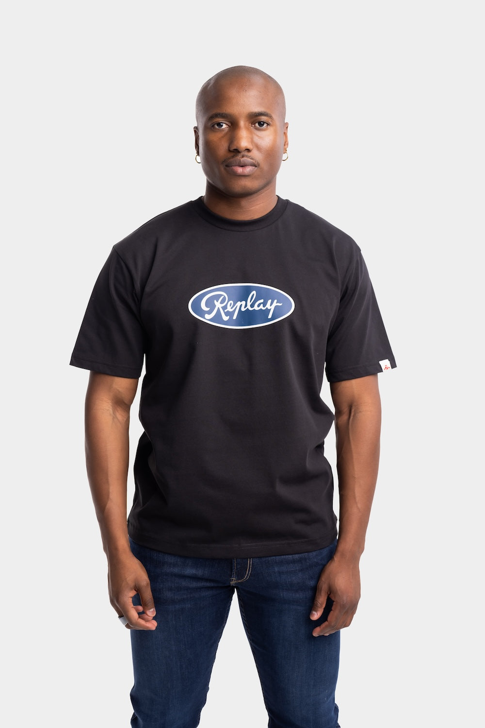 HEAVY COTTON JERSEY T-SHIRT | BLACK M3258 23804-098