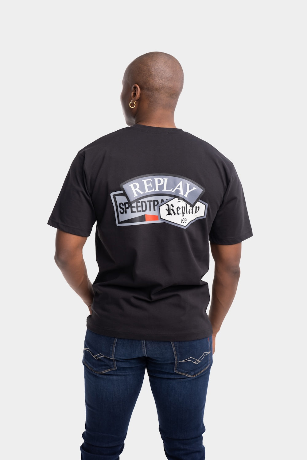 HEAVY COTTON JERSEY T-SHIRT | BLACK M3258 23804-098