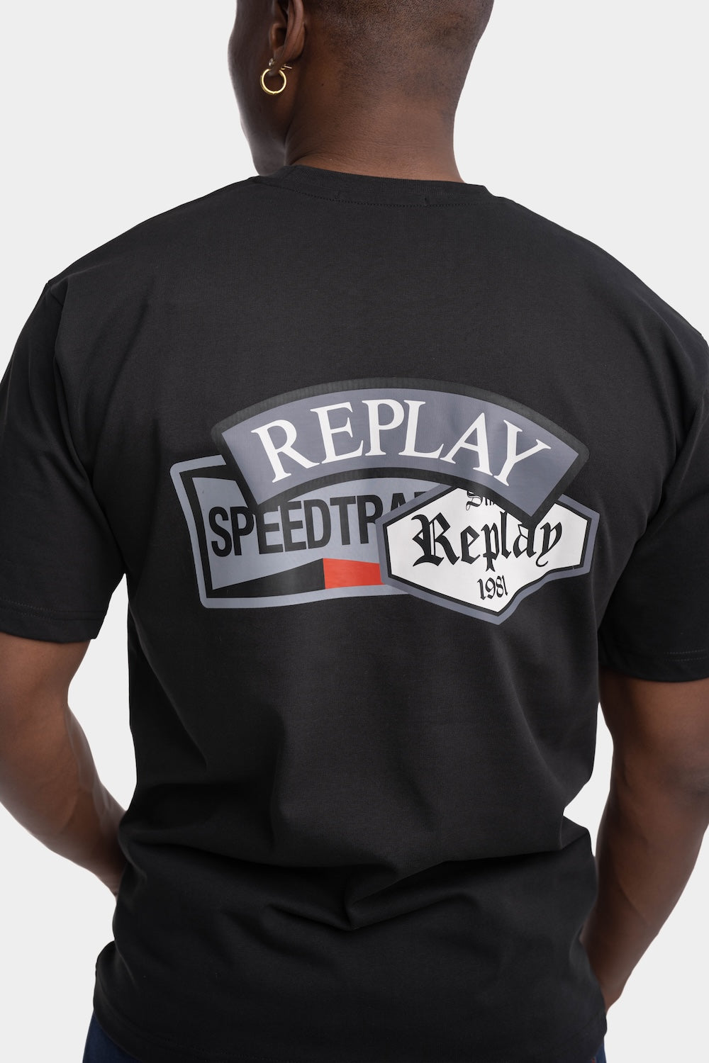 HEAVY COTTON JERSEY T-SHIRT | BLACK M3258 23804-098