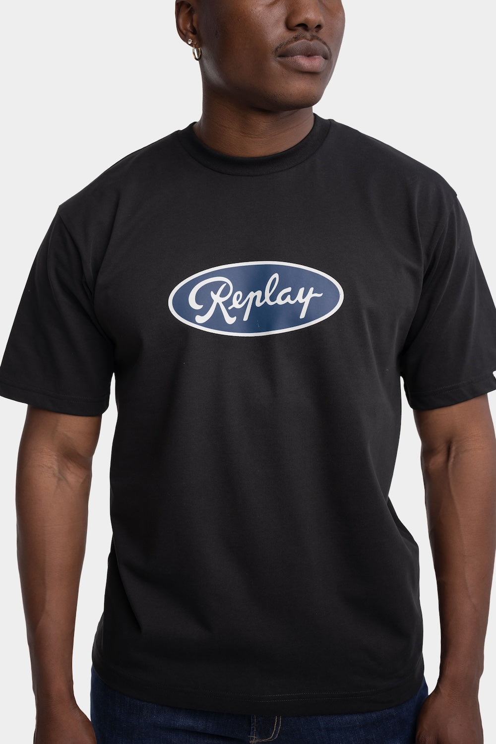 HEAVY COTTON JERSEY T-SHIRT | BLACK M3258 23804-098