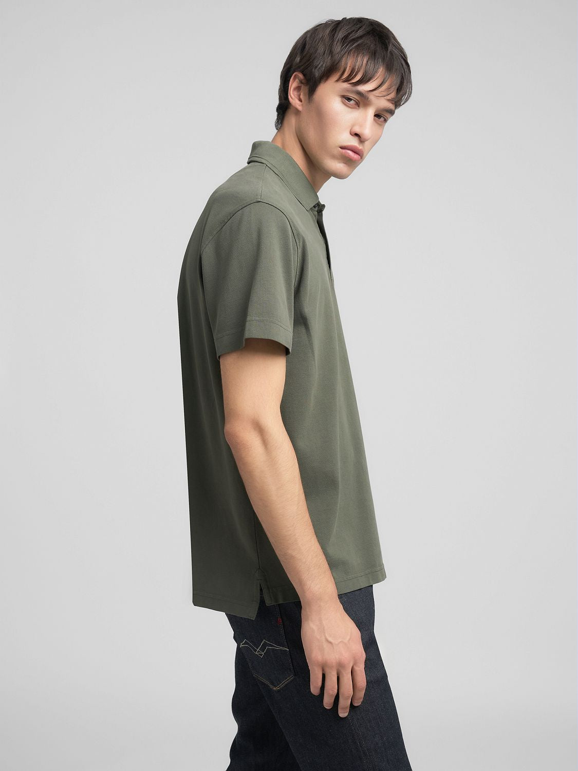COTTON PIQUÉ POLO-SHIRT WITH EMBROIDERY | M3272 22696G 849