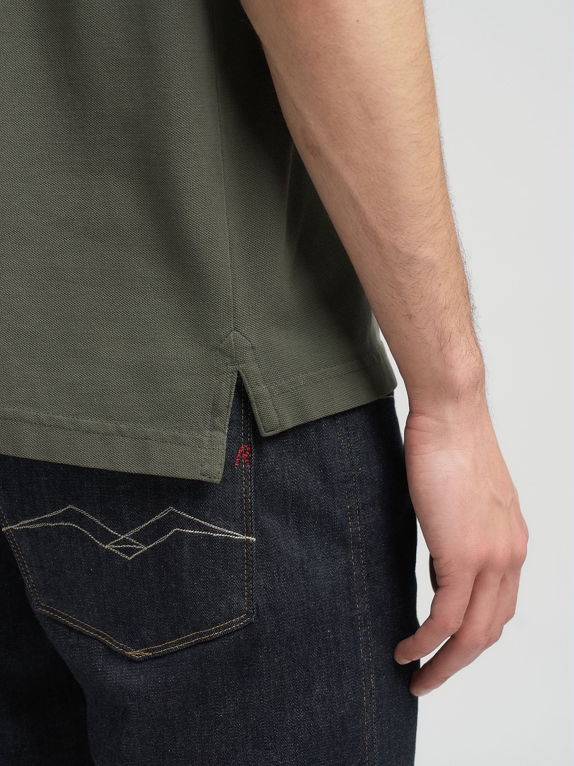 COTTON PIQUÉ POLO-SHIRT WITH EMBROIDERY | M3272 22696G 849