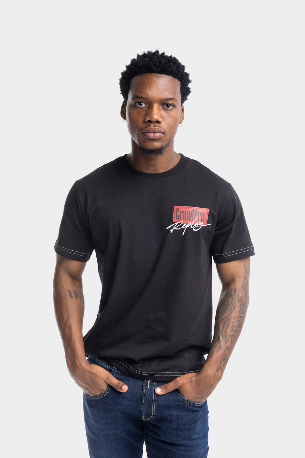 BASIC JERSEY 30/1 T-SHIRT | BLACK M3340 2660-098
