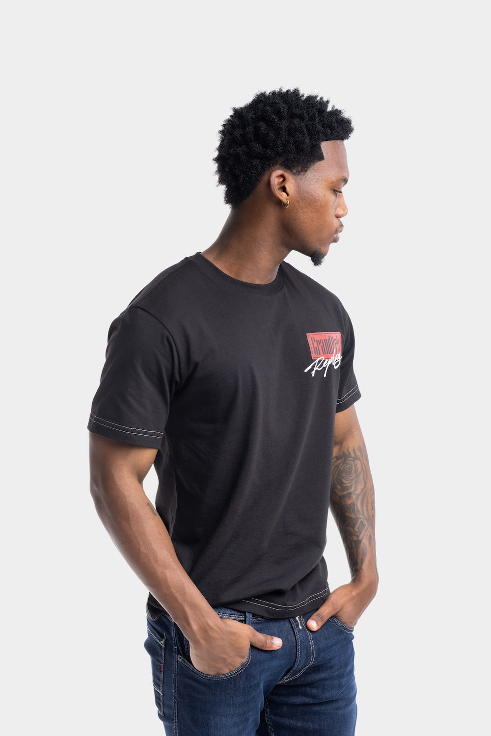 BASIC JERSEY 30/1 T-SHIRT | BLACK M3340 2660-098