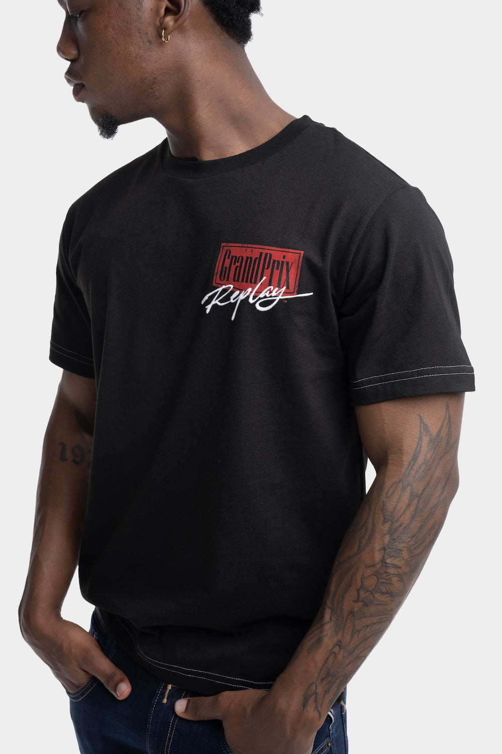 BASIC JERSEY 30/1 T-SHIRT | BLACK M3340 2660-098